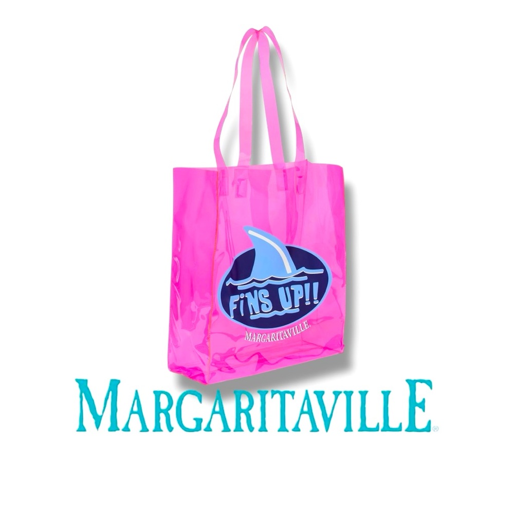 Margaritaville Island Reserve Pink PVC Tote Bag